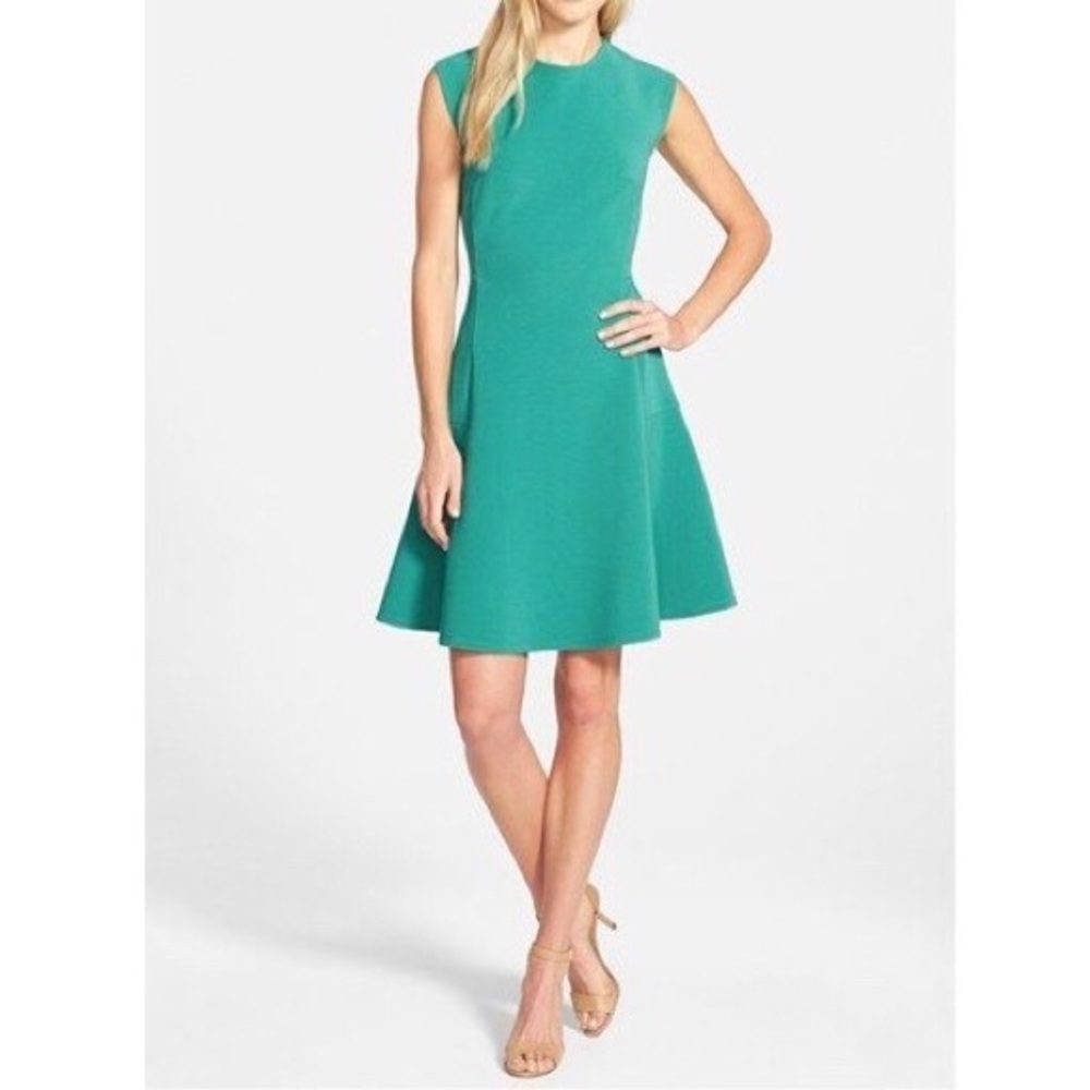Halogen® Ottoman Knit Fit & Flare Dress size S